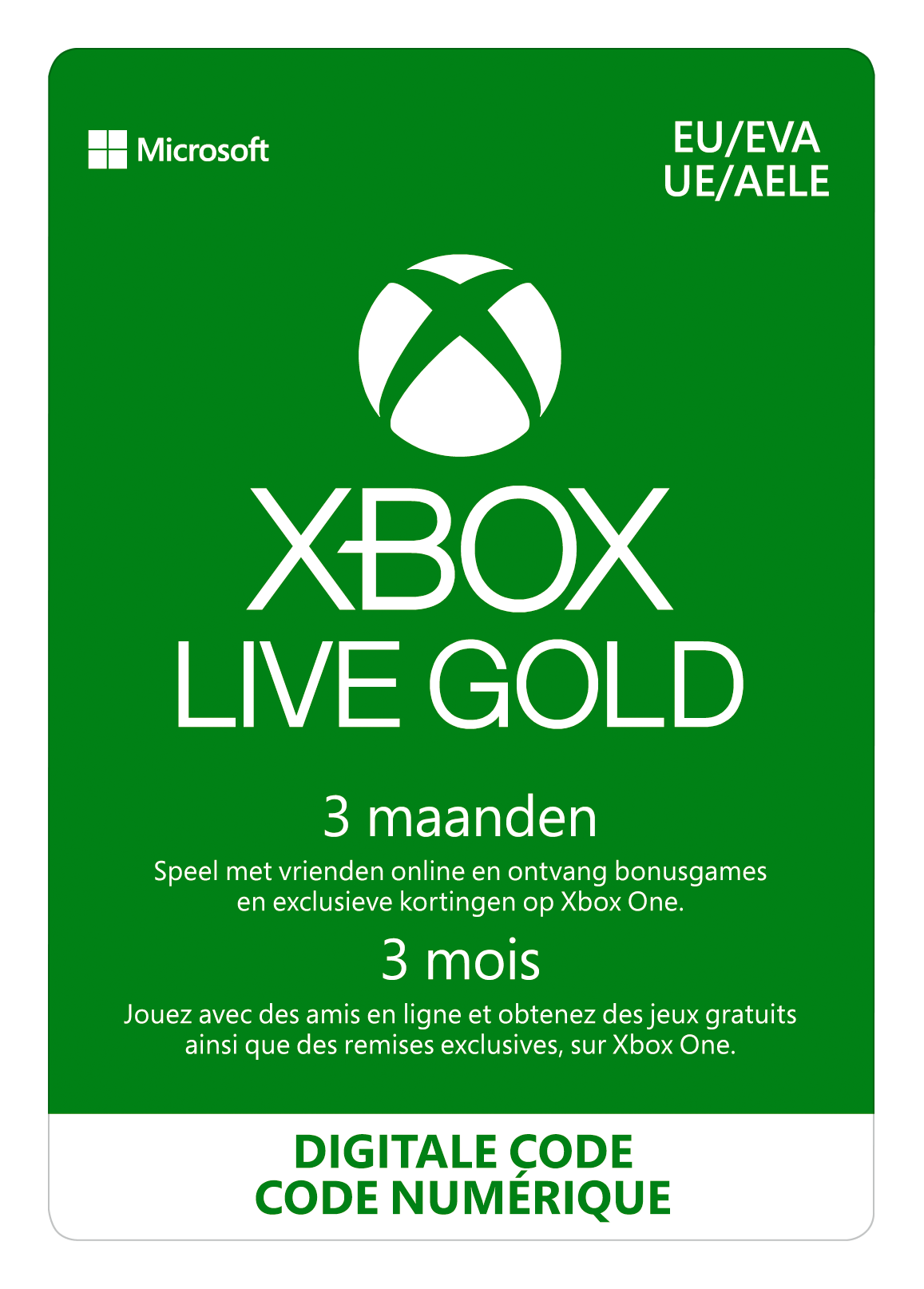Xbox Gold 3 maanden