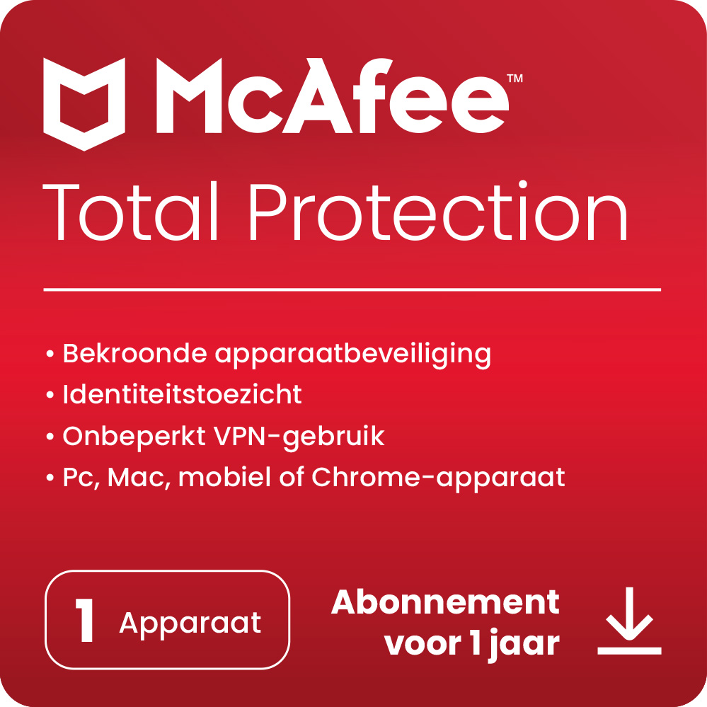 McAfee Total Protection 1 Device 1 YR