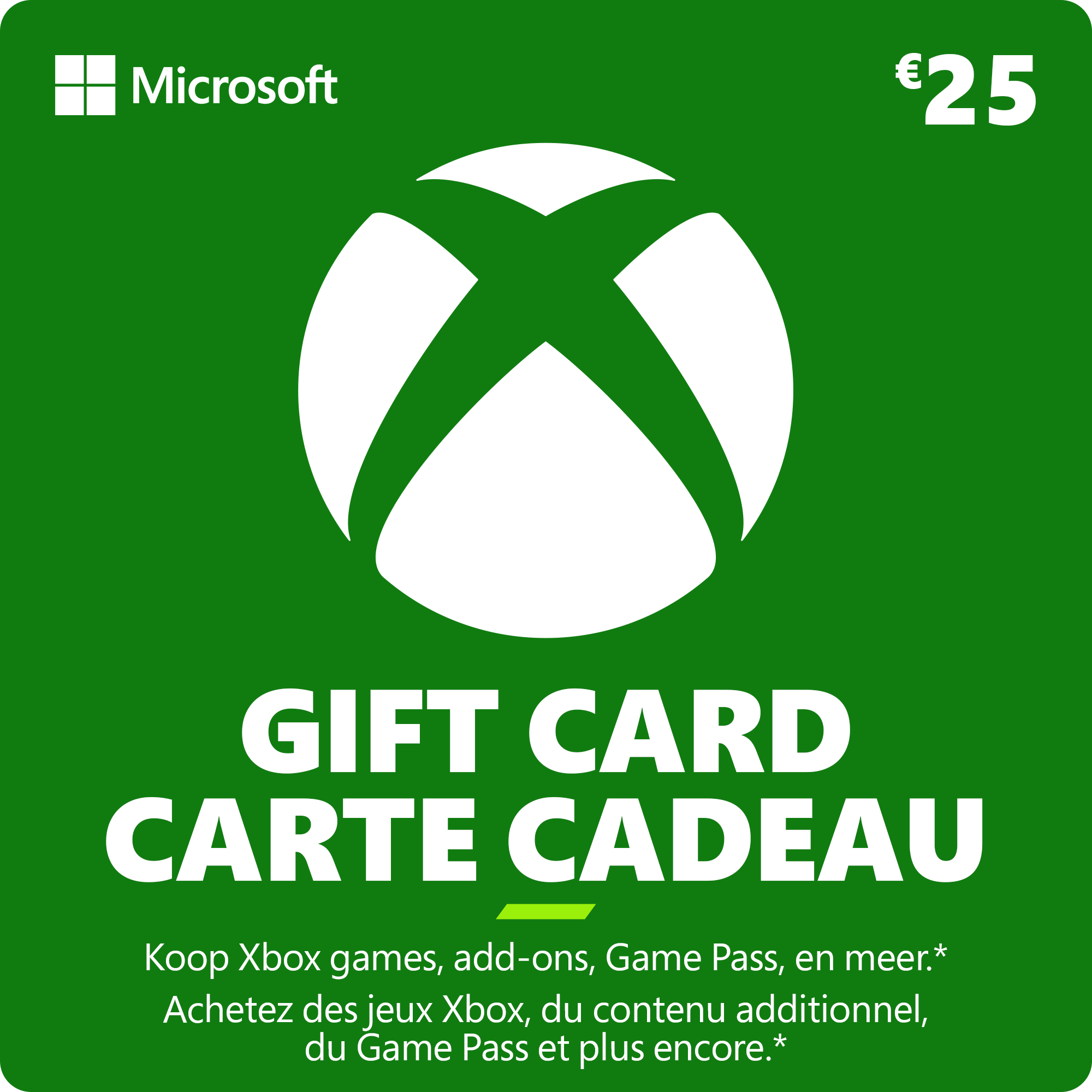 Xbox Gift Card 25,00 EUR