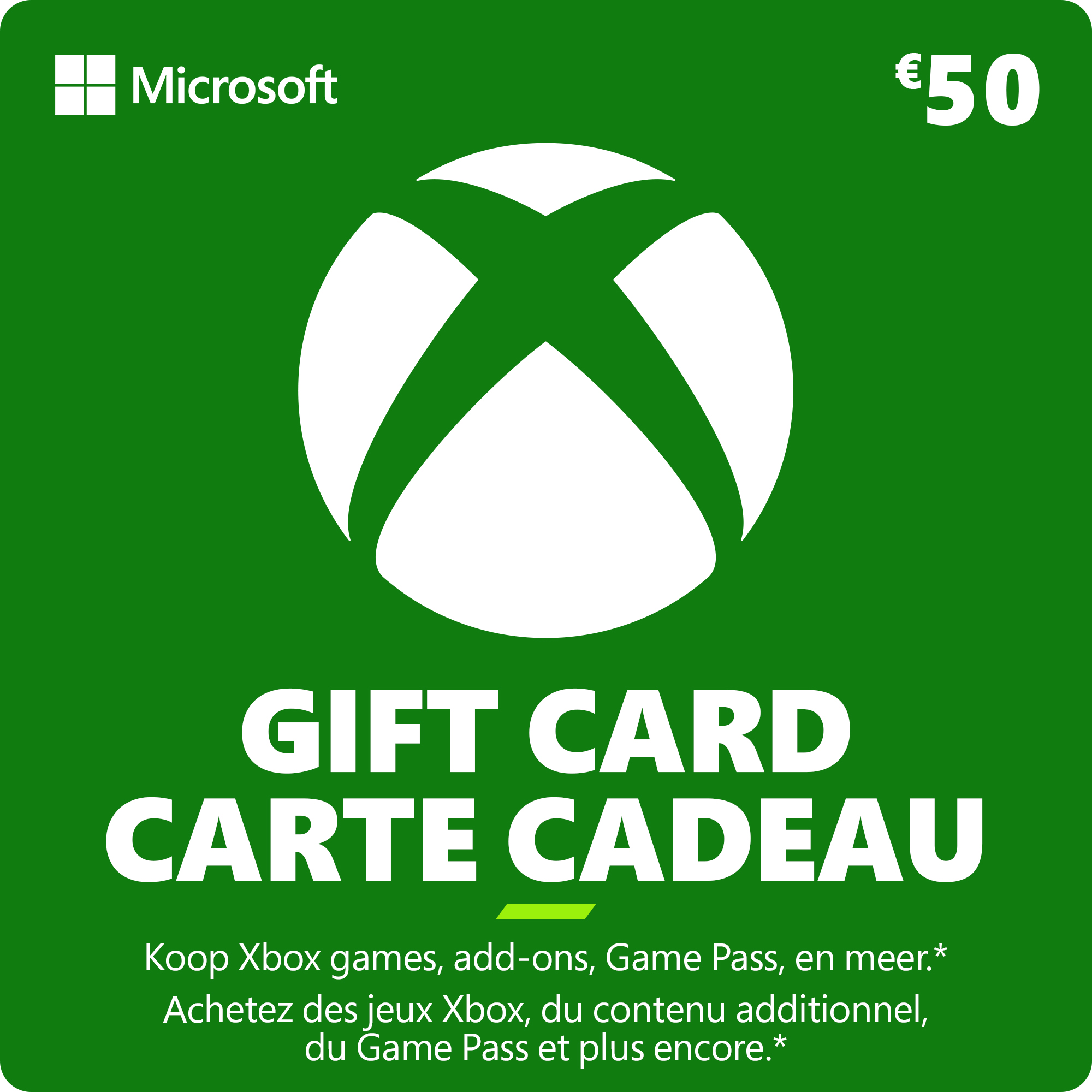 Xbox Gift Card 50,00 EUR