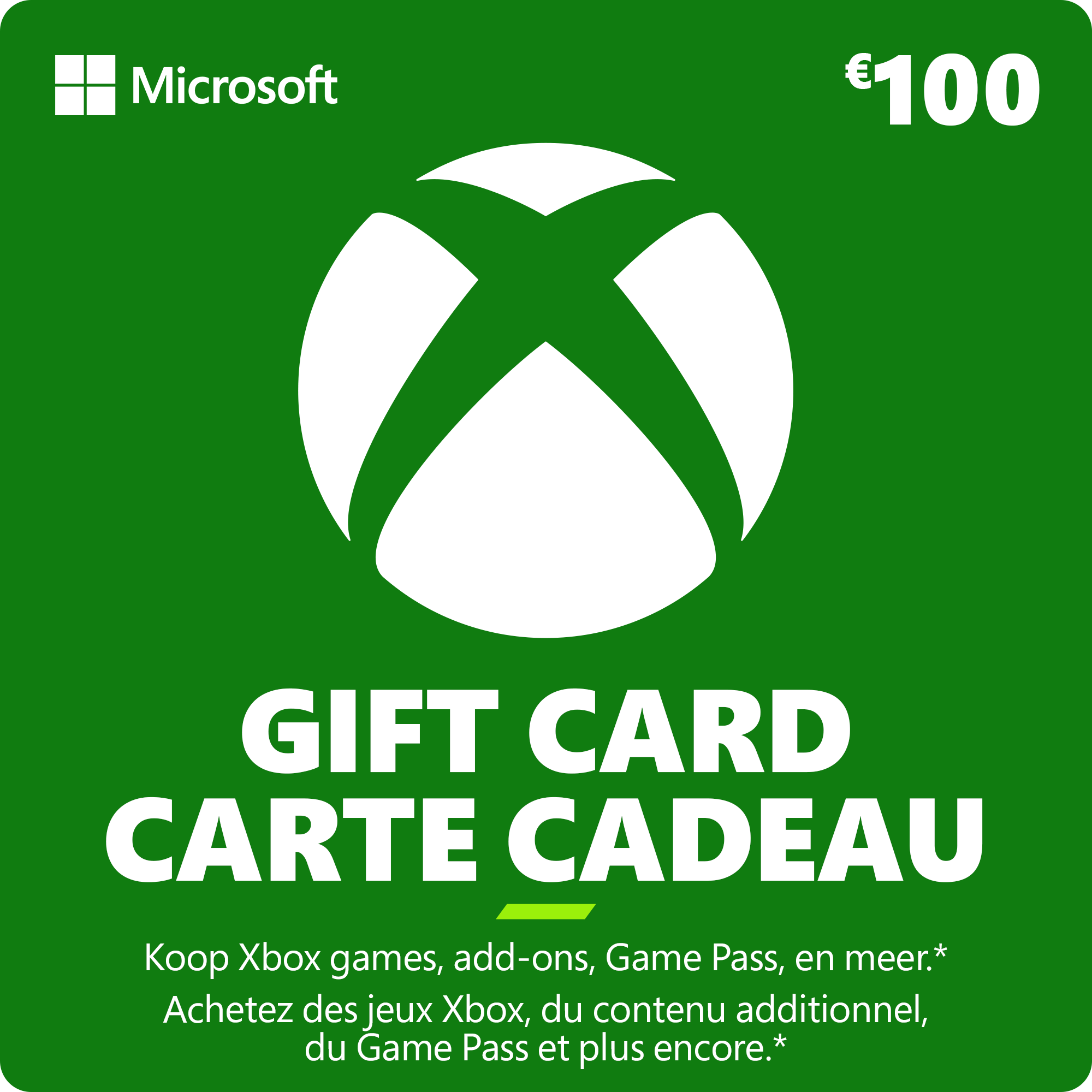 Xbox Gift Card 100,00 EUR