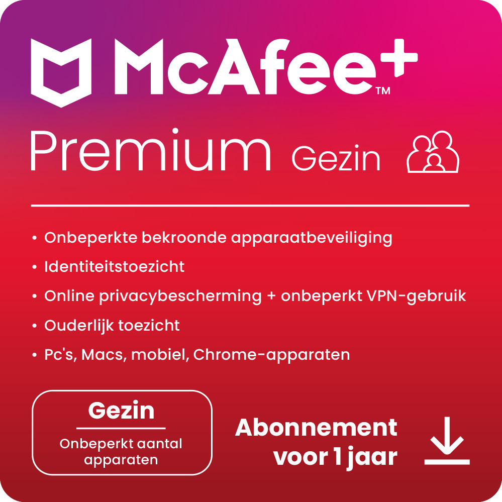 McAfee Plus Premium - Family ESD NL