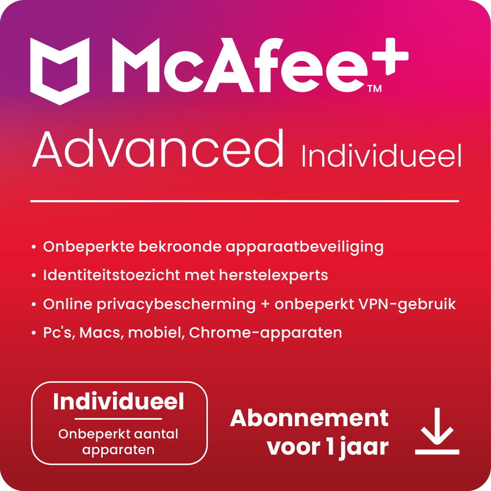 McAfee Plus Advanced - Individual ESD NL