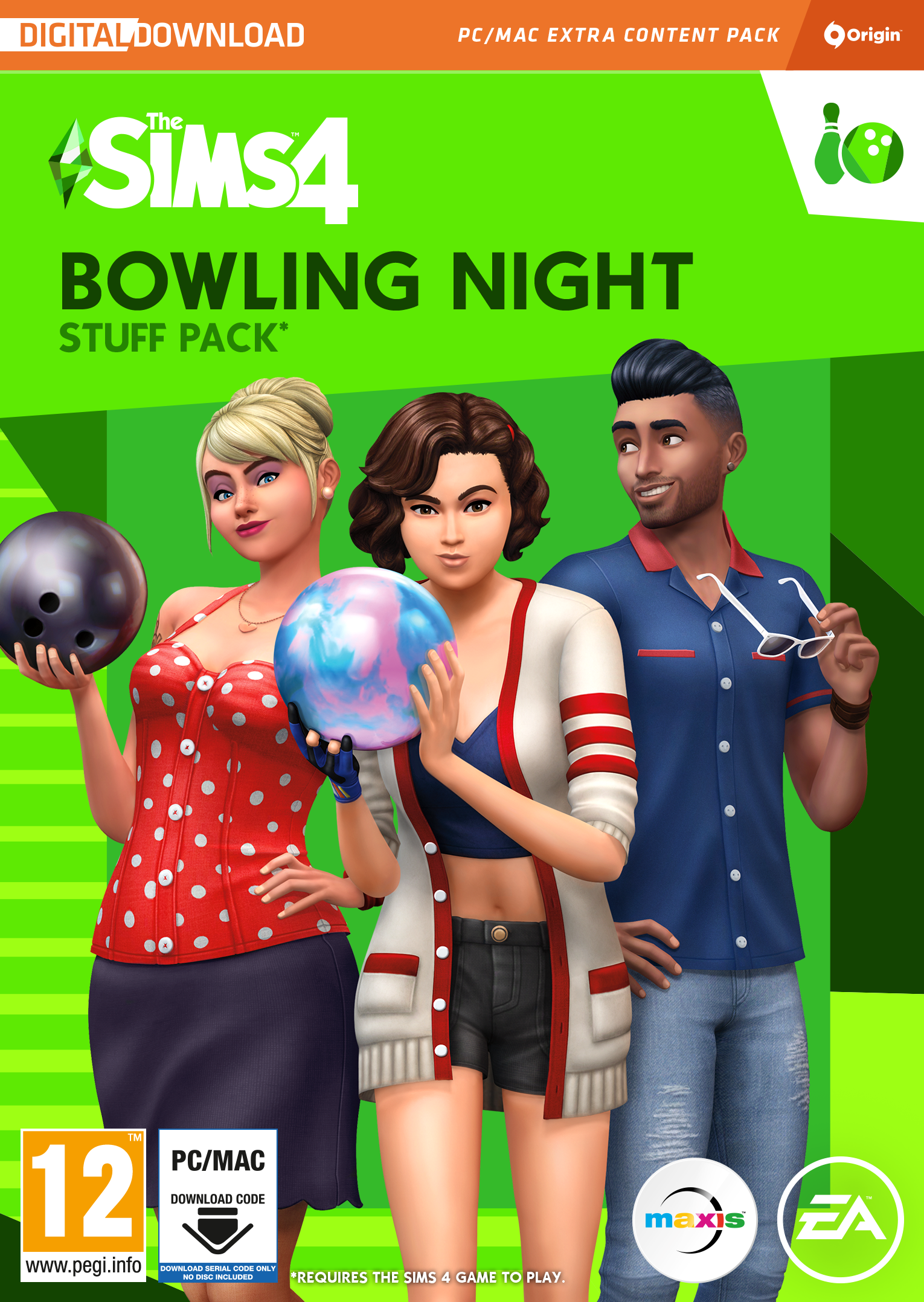 THE SIMS 4 (SP10) BOWLING NIGHT STUFF