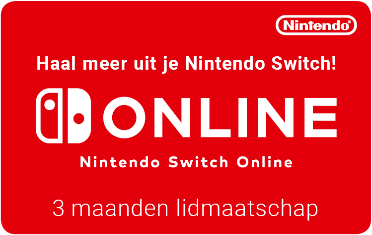 Nintendo Switch Online 3 maanden 7,99 EUR
