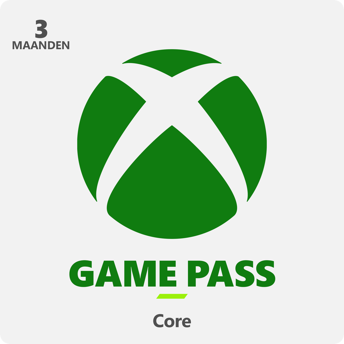 Microsoft Xbox Game Pass Core 3mo
