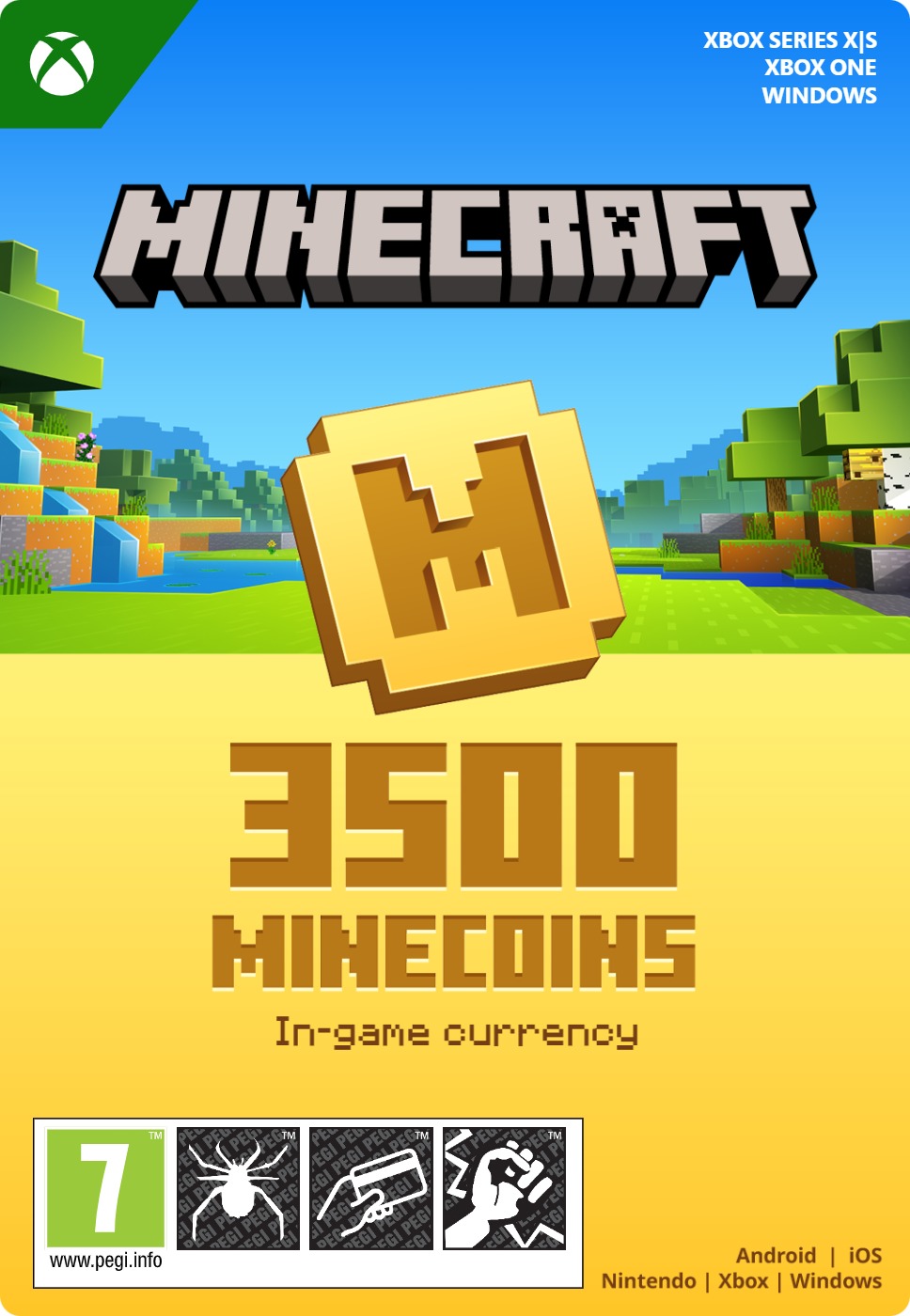 Microsoft Minecraft Minecoins 3500 Coins