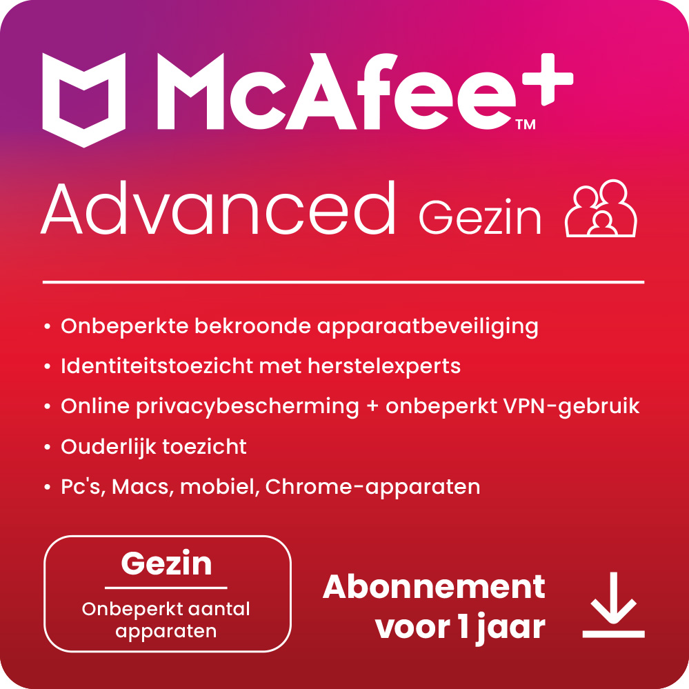 McAfee Plus Advanced - Family ESD NL