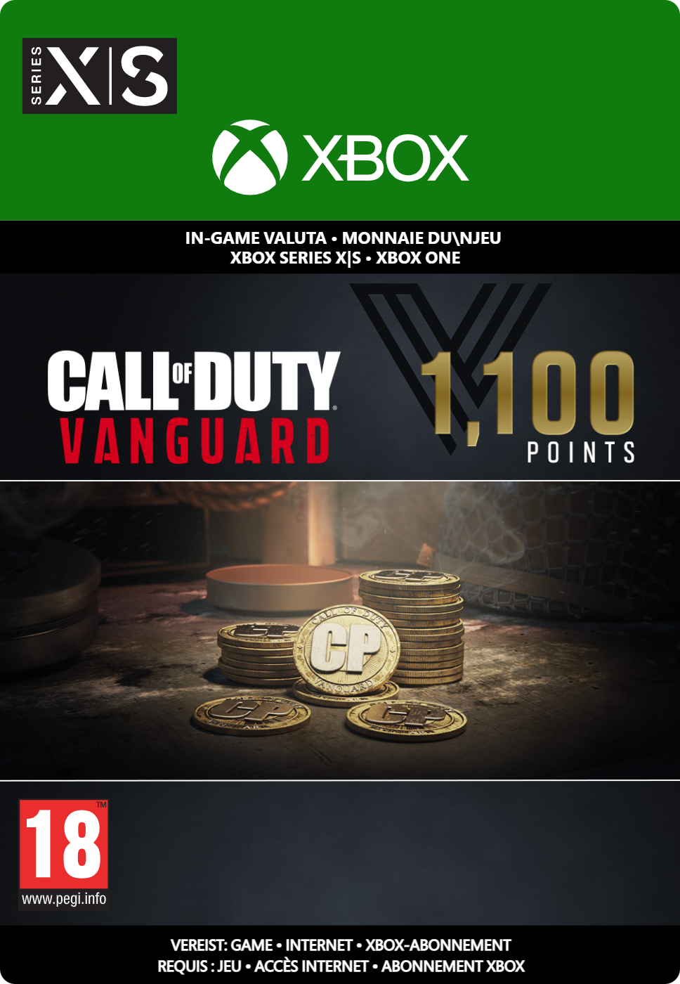 Microsoft Call of Duty Vanguard 1100